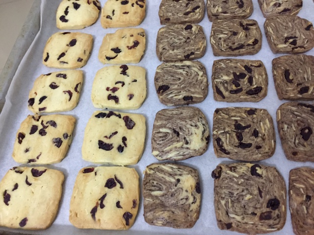 低糖少油版蔓越莓饼干