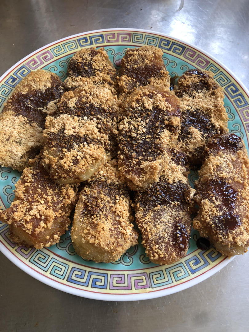 火锅店必点的【红糖糍粑】糯米粉版本