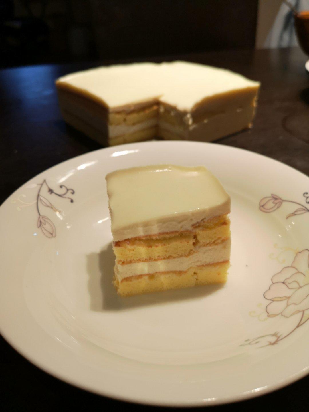 巨巨巨好吃戚风榴莲冻芝士蛋糕