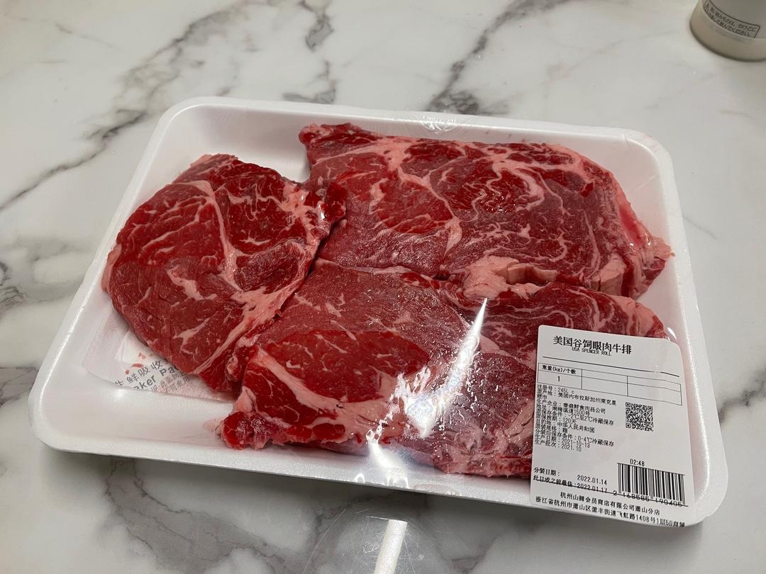 煎山姆肉眼牛排