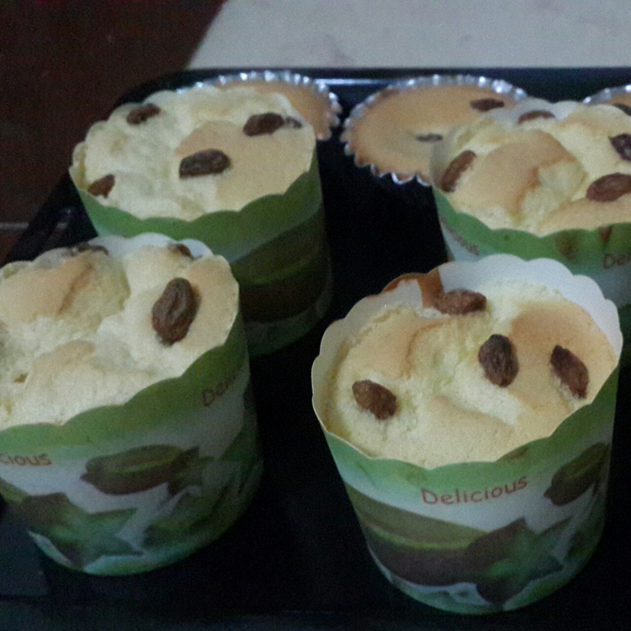 软绵绵戚风纸杯蛋糕