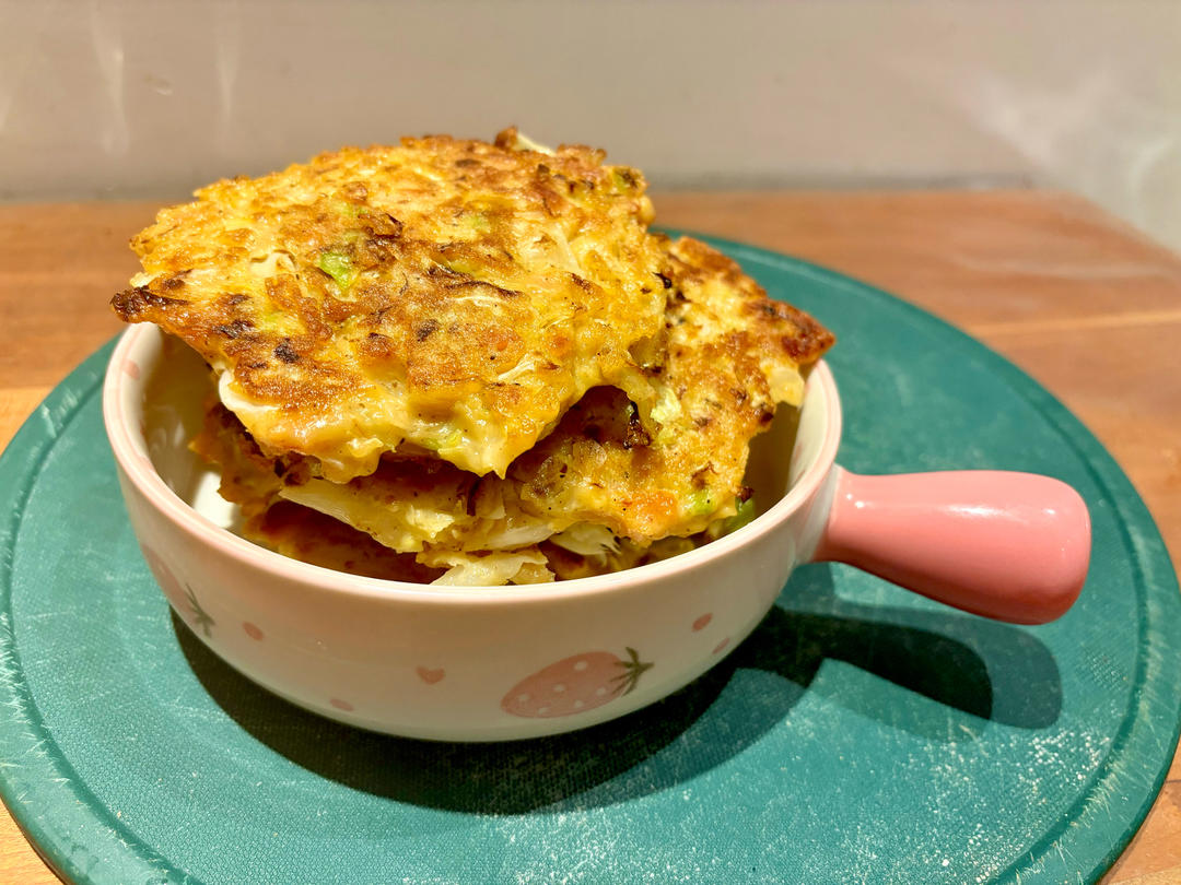 包菜鸡蛋饼（易上手）