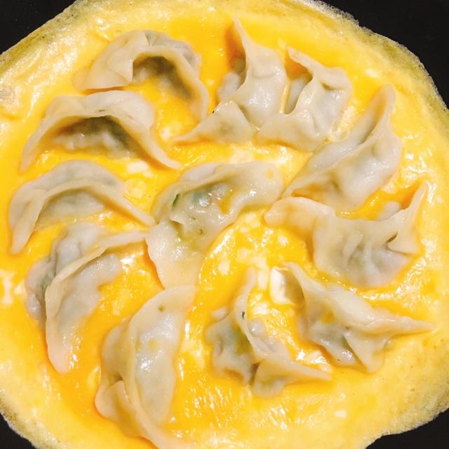 懒人快手抱蛋煎饺