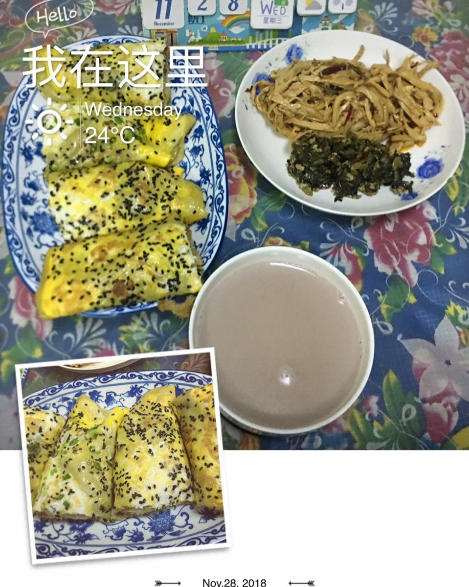 绿豆面煎饼果子