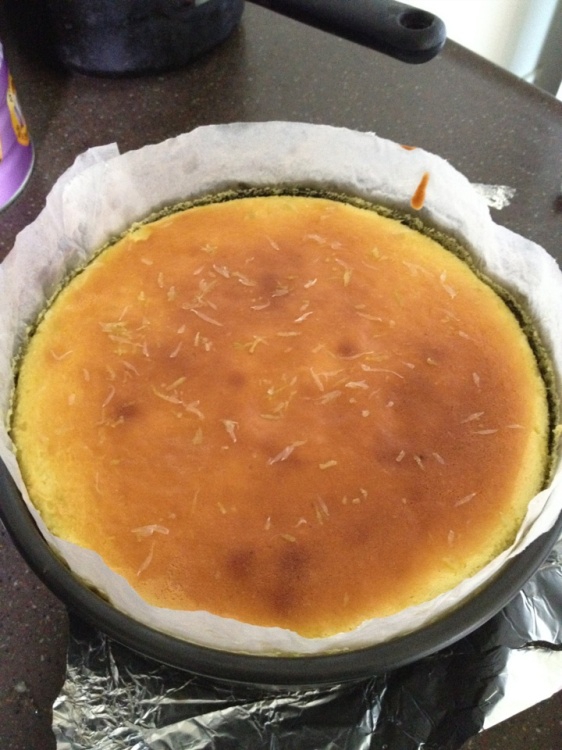 烫面轻乳酪蛋糕