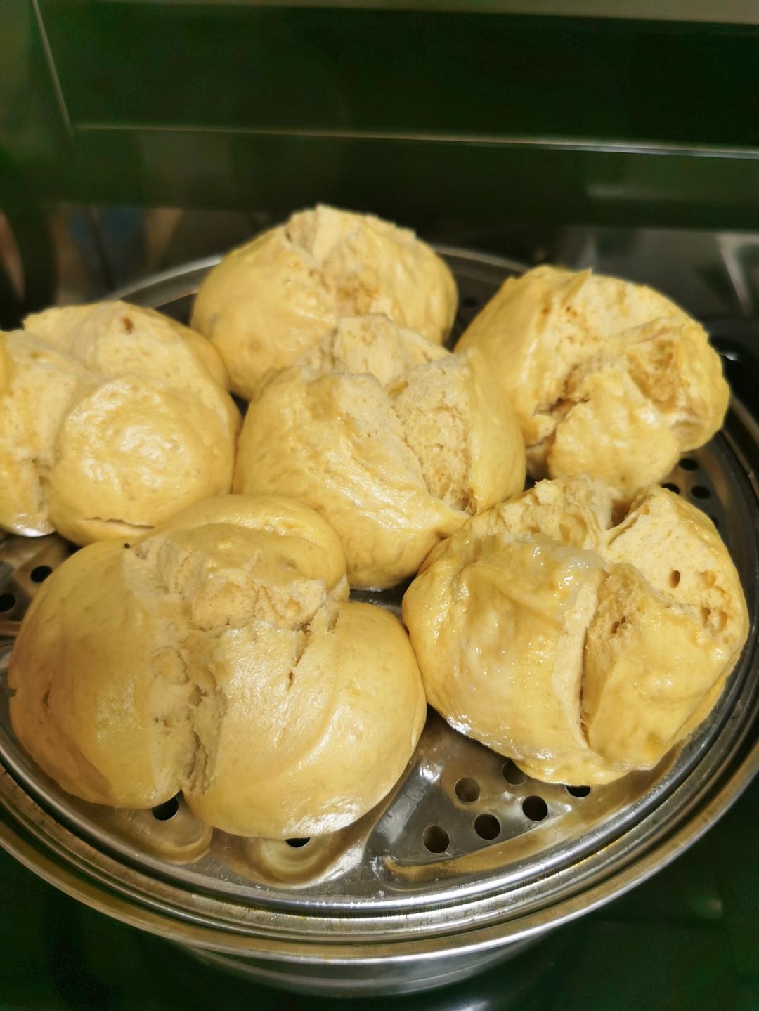 红糖开花馒头不用泡打粉不用耗时发酵也能开花