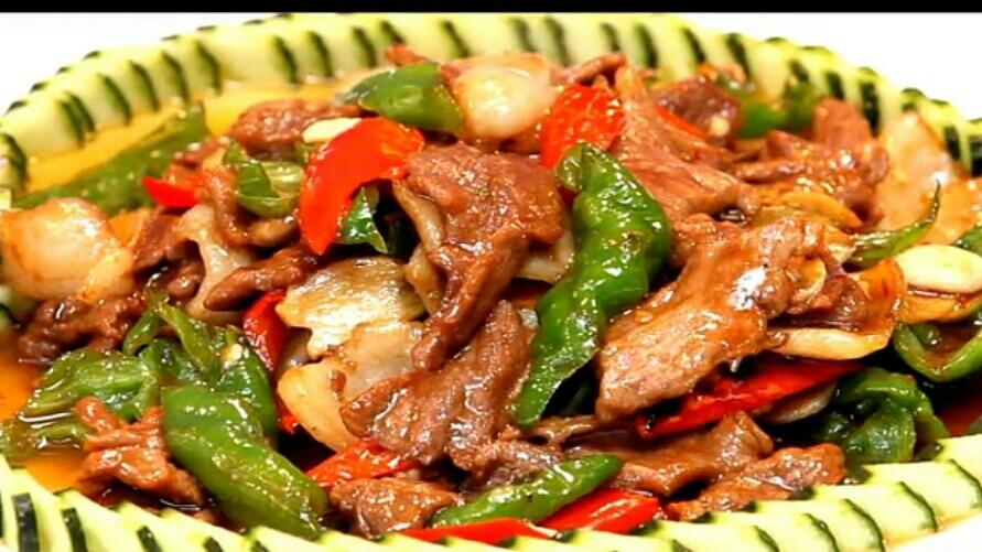 辣椒炒肉片