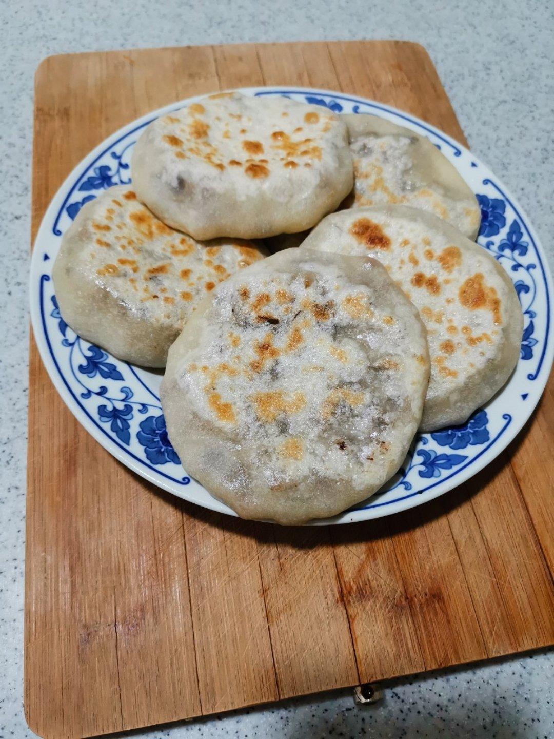 薄皮圆白菜素馅儿饼（无需擀面杖）