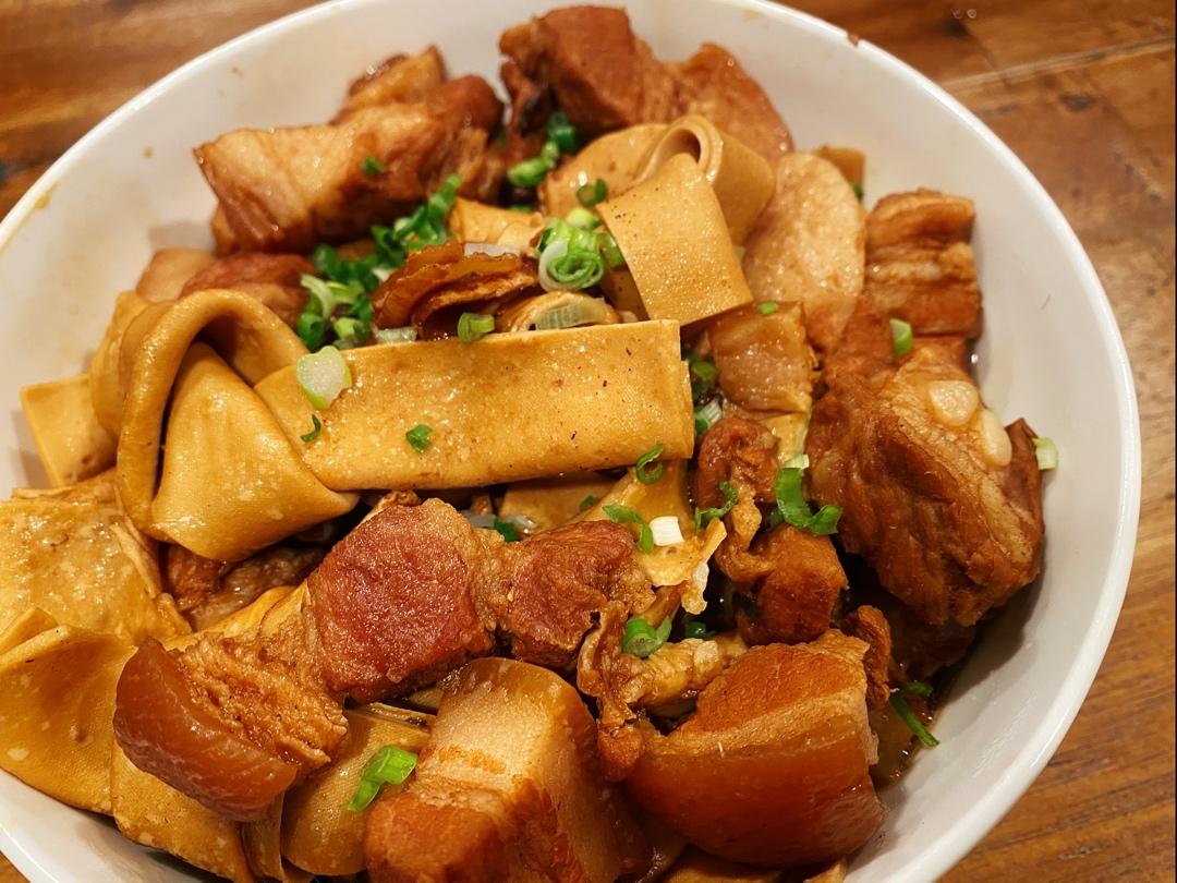 百叶结红烧肉