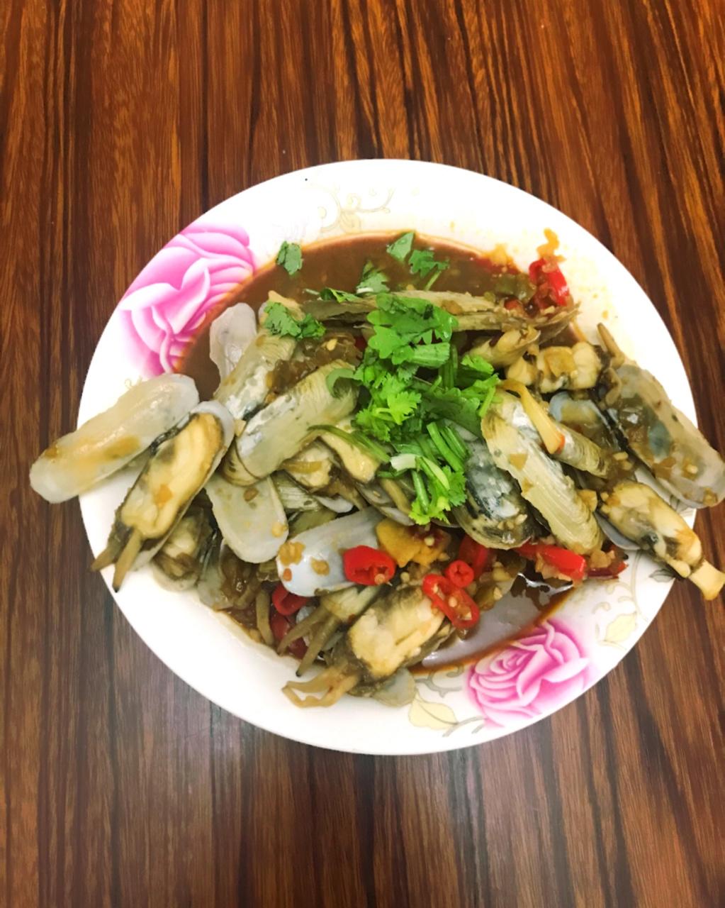 绝味爆炒蛏子（好吃到流泪）