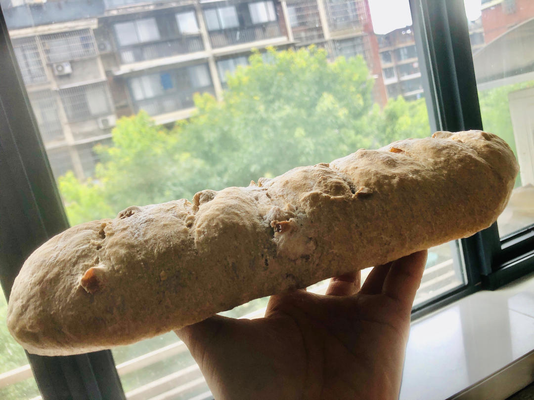 给减肥瘦身党  无糖无油全麦面包（免揉懒人版）