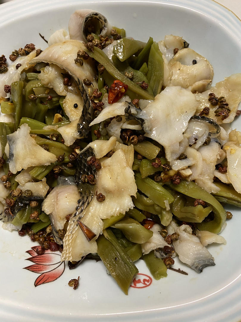 好吃得停不了口——青花椒土豆黑鱼片