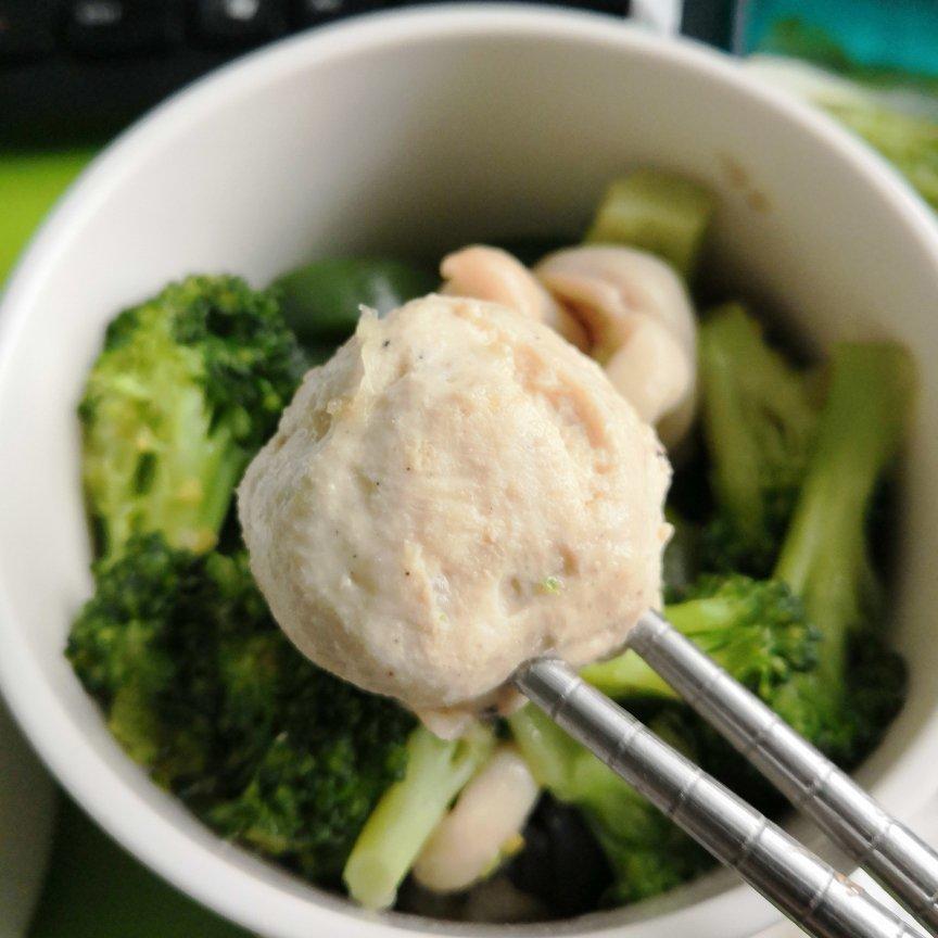 高蛋白低卡鸡肉丸子（无碳水版）增肌减脂必备！！！120kcal/100g