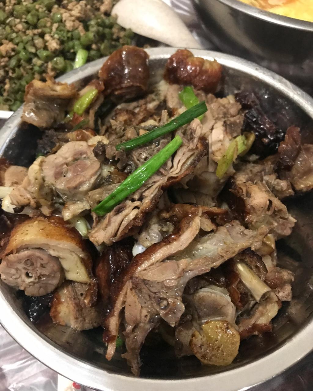 椒盐鸭架