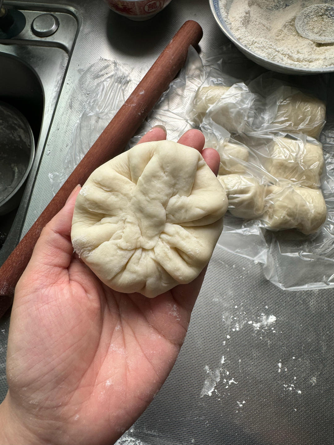 纯奶手撕吐司的做法 步骤1