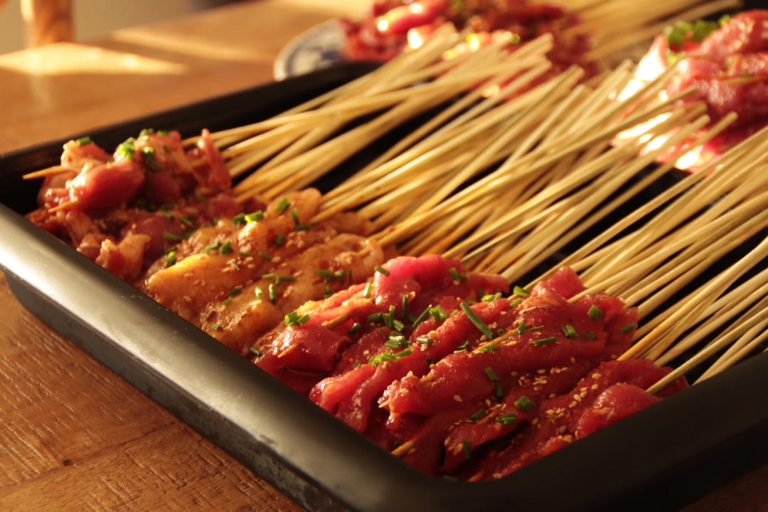 自制串串香（牛肉串，鸡肉串，猪肉串）
