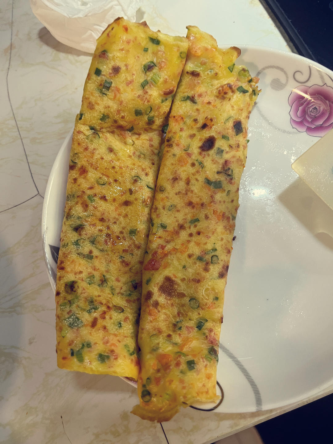 软软咸香鸡蛋饼（超详细）