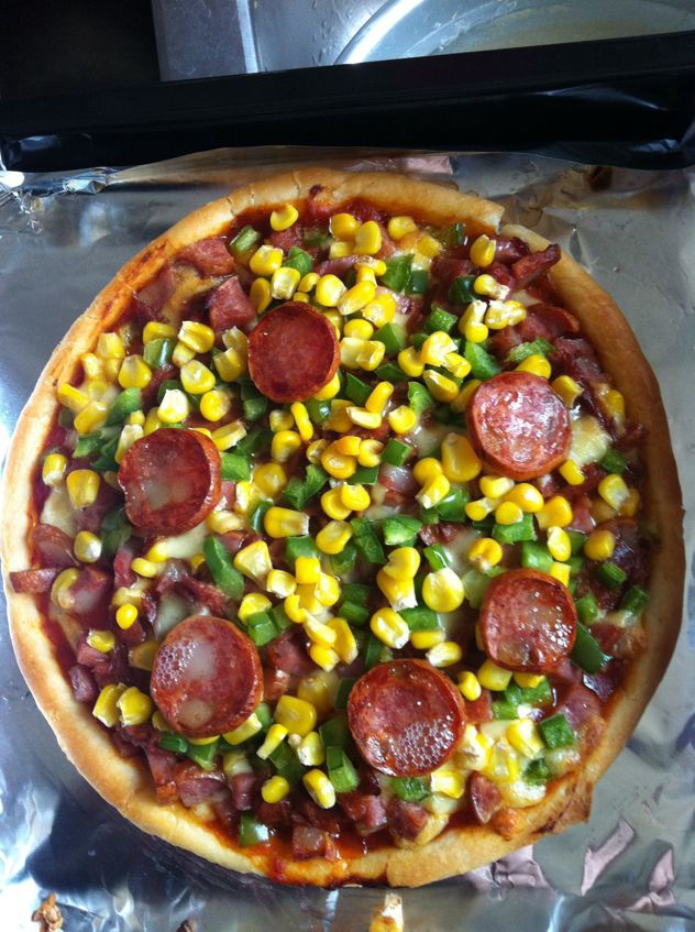 金枪鱼火腿pizza