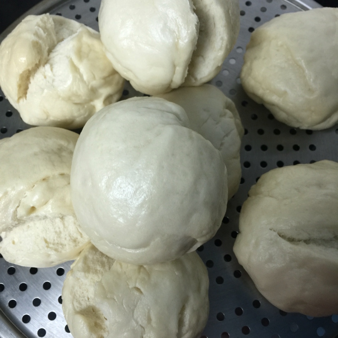 面包机版超松软牛奶馒头