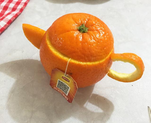 超萌的橙子茶壶的做法