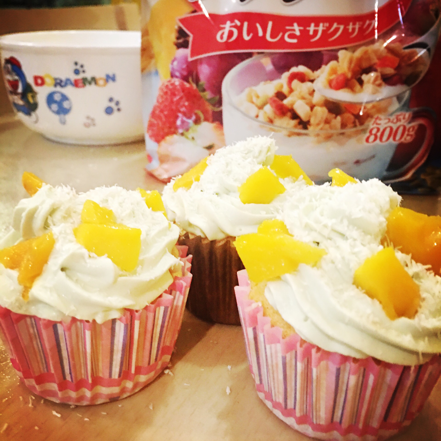 情人节杯子蛋糕-蓝颜雪吻