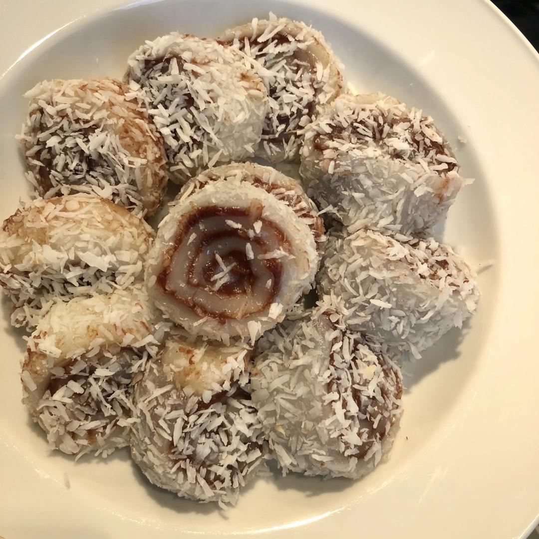 豆沙糯米卷