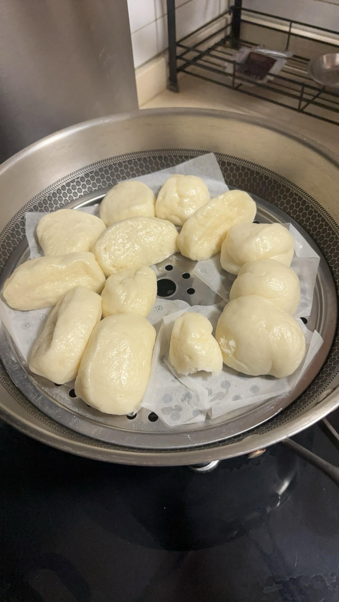 一发奶香小馒头，口感特别好！