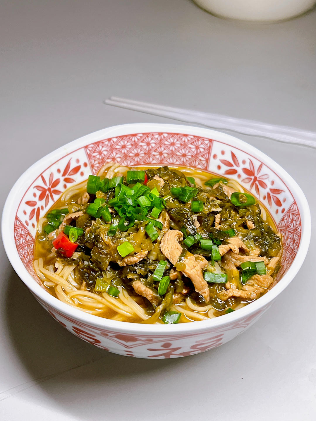 雪菜肉丝面