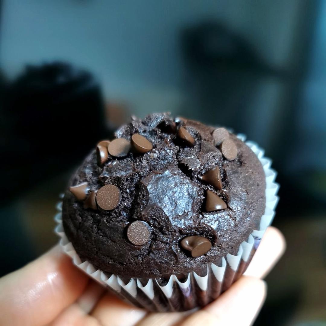 在家做巧克力蘑菇头麦芬蛋糕🍫