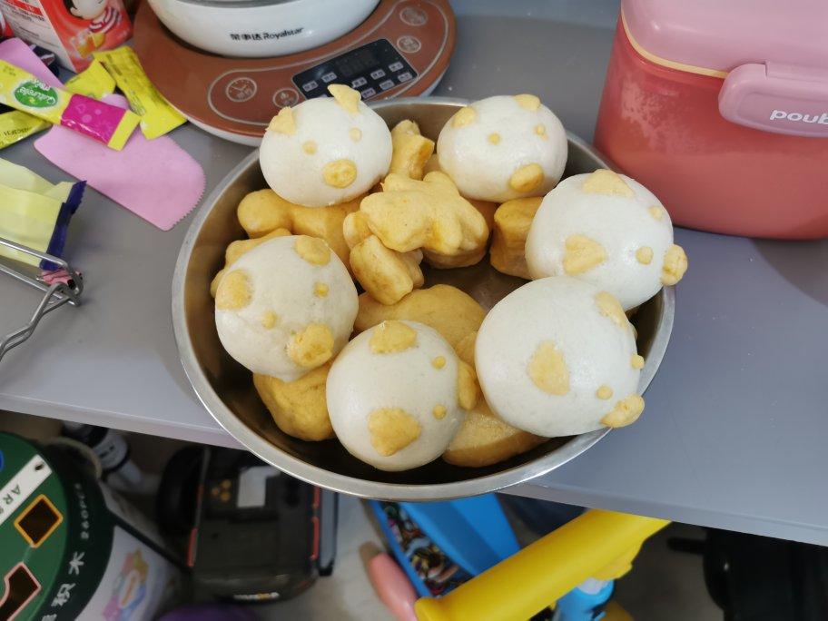 小猪豆沙包