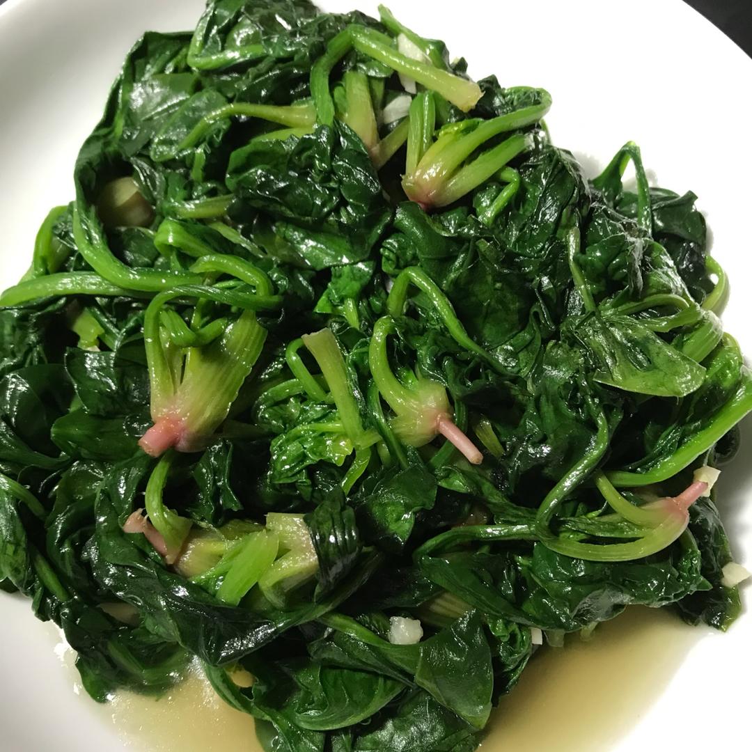 hume做的清炒菠菜