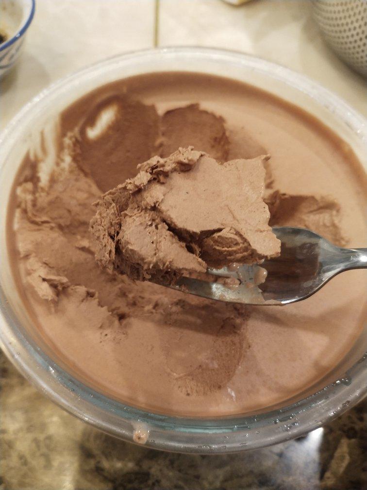 巧克力冰淇淋（无蛋无冰渣、免搅拌、消耗淡奶油）Choco Ice Cream