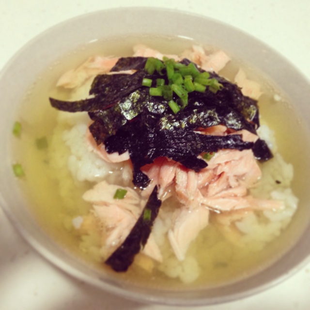三文鱼茶泡饭