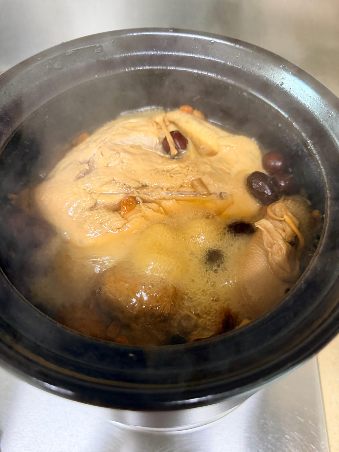 十珍菌菇炖鸡汤