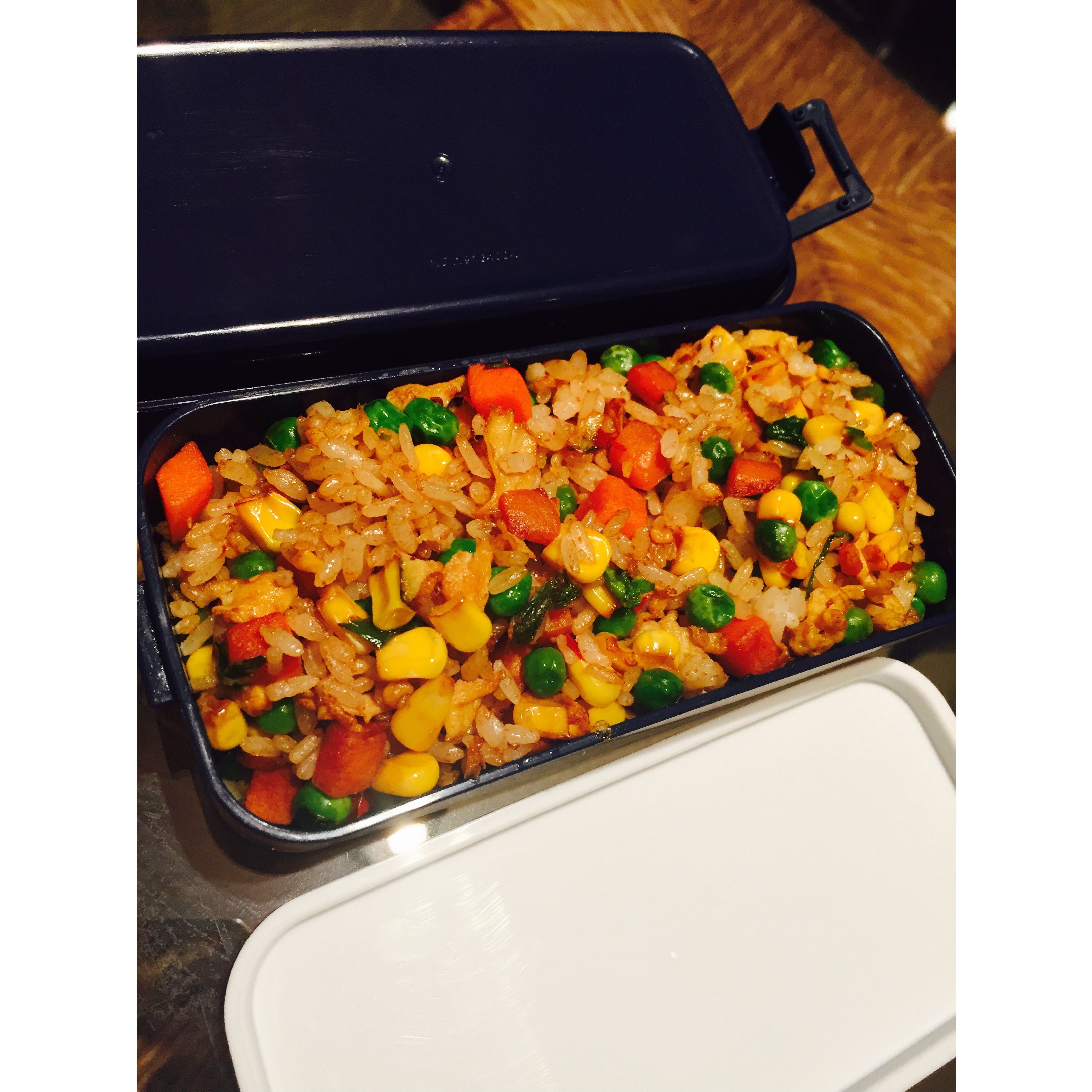 小时候的酱油炒饭