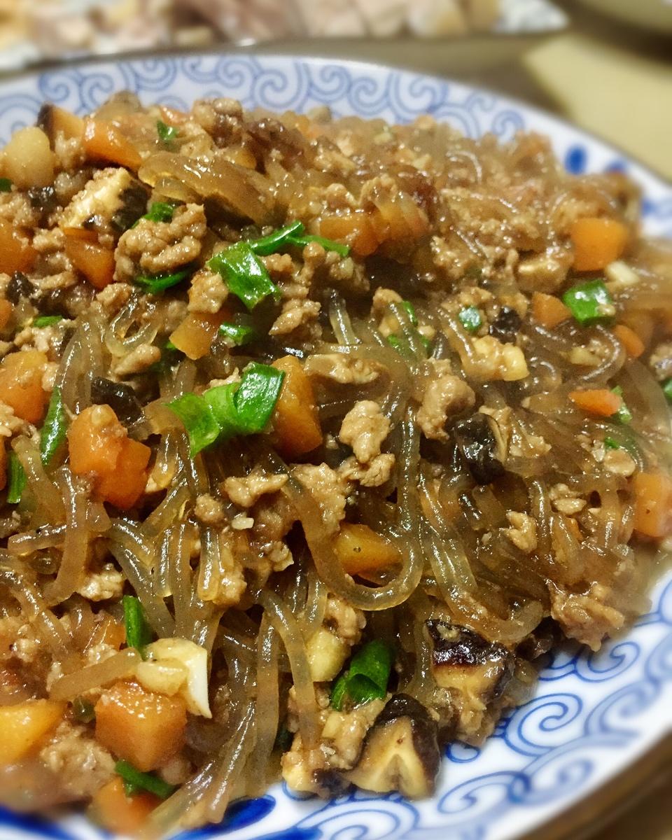 肉末炒粉丝