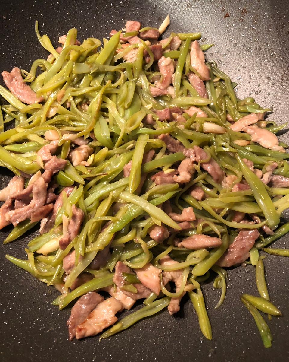 芸豆丝炒肉
