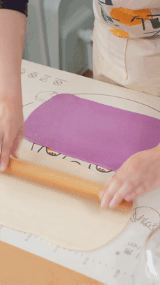 奶香紫薯卷【宝宝辅食】的做法 步骤5