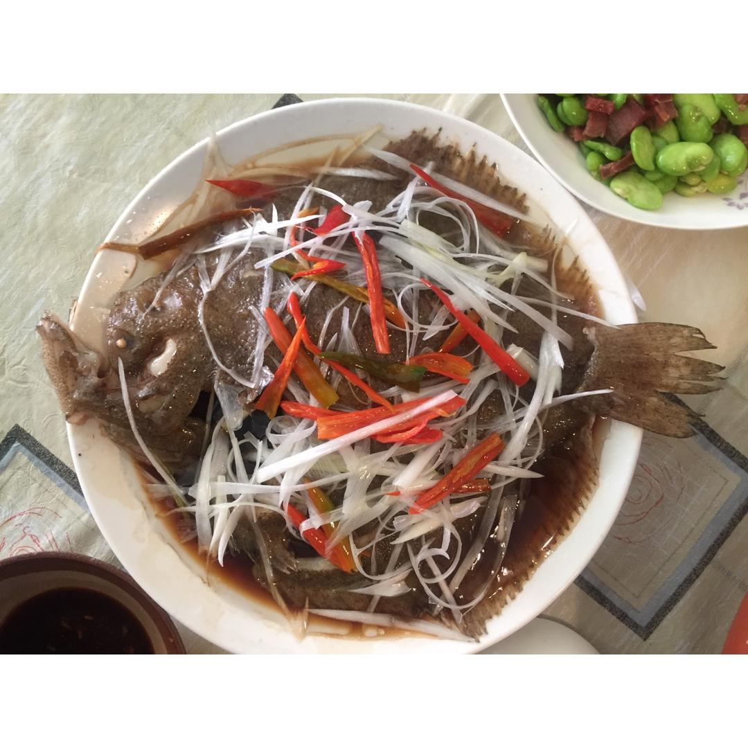 清蒸多宝鱼