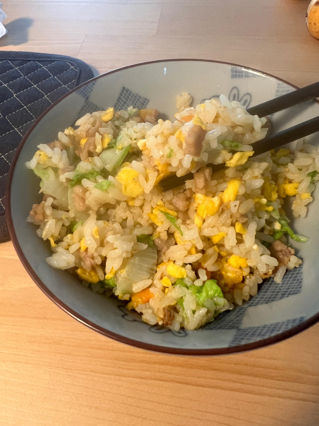 腊肠（里脊肉）蛋炒饭