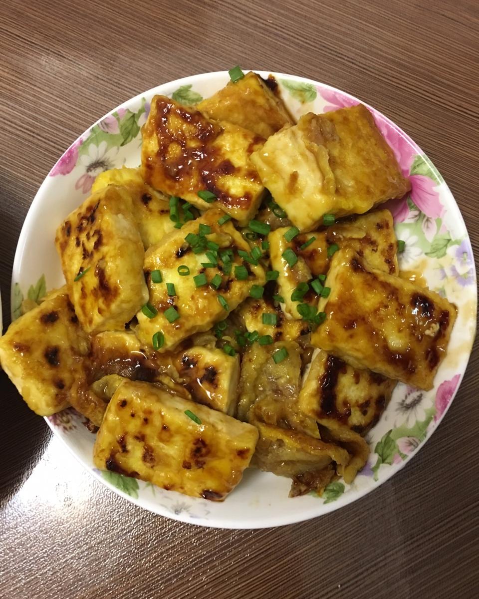 无敌好吃的香煎豆腐