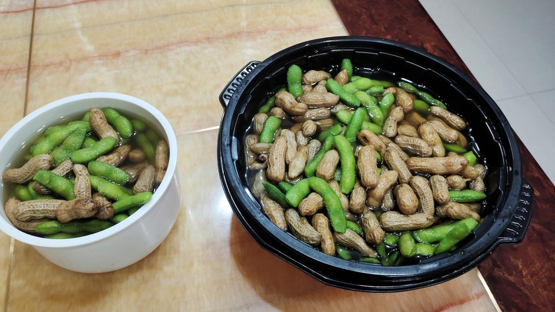夏日必备煮五香毛豆花生🥜