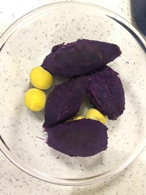 狗零食-蛋黄紫薯胡萝卜磨牙棒的做法 步骤1