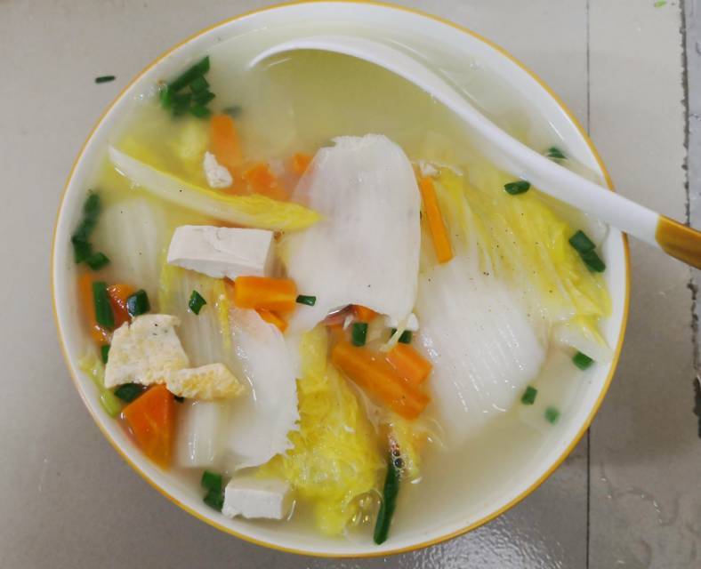 白菜豆腐汤