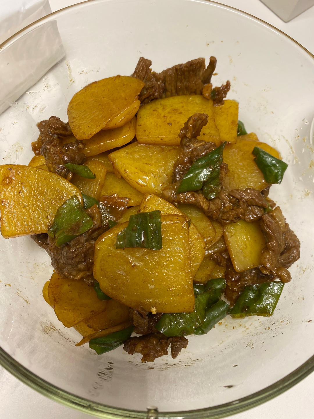 土豆青椒炒肉