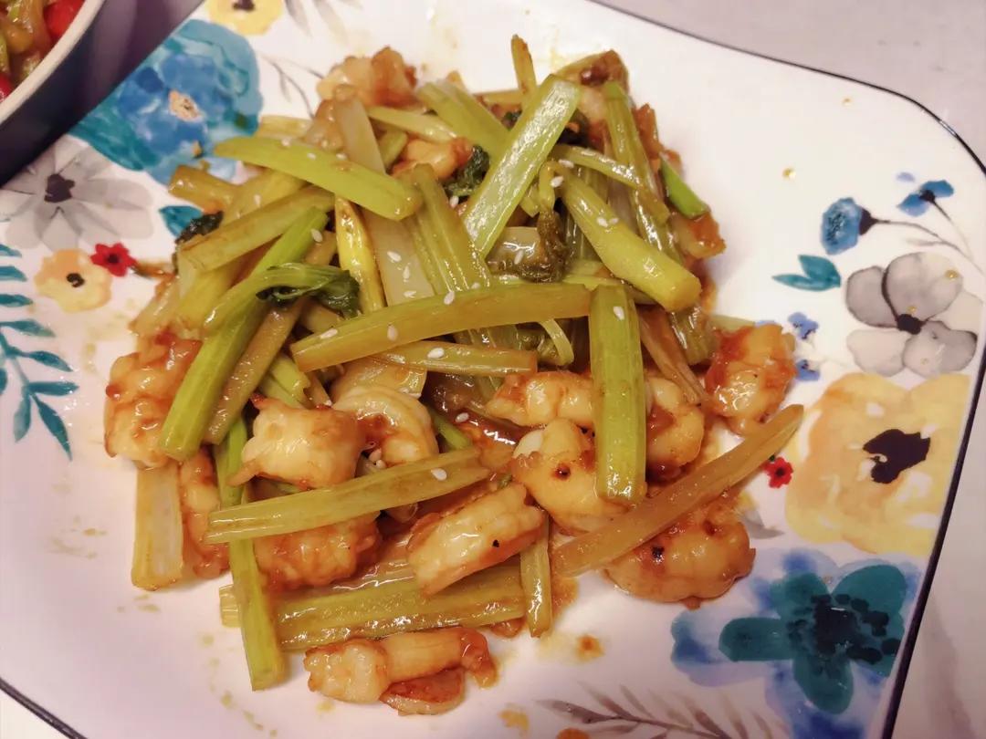 芹菜炒虾仁