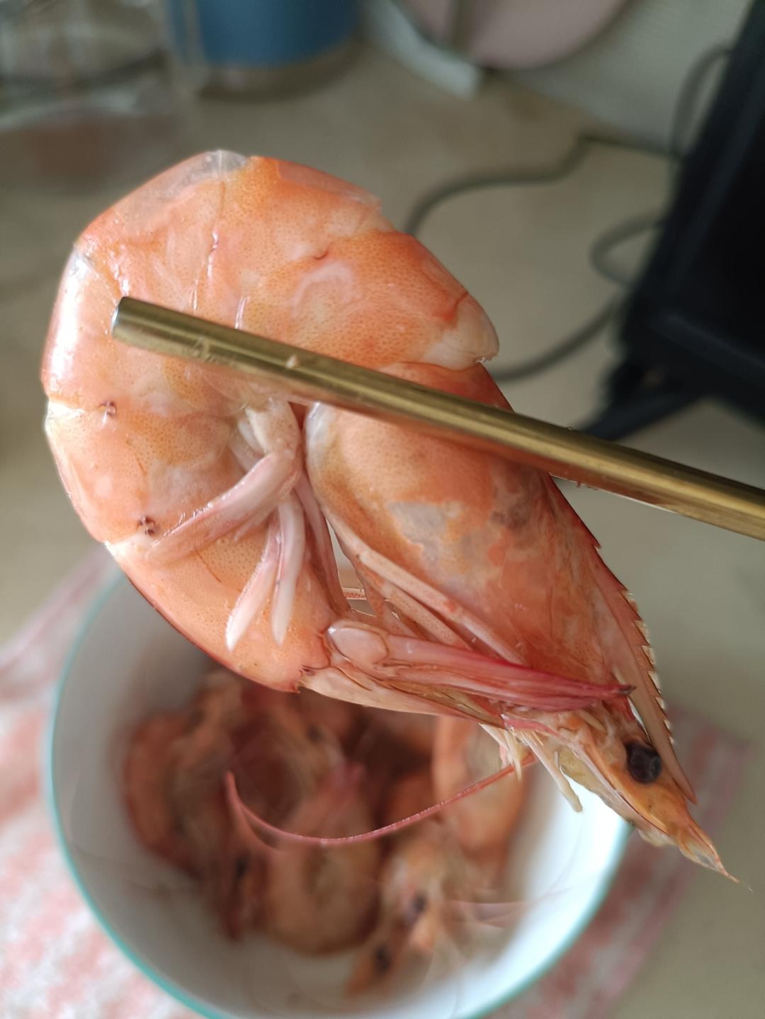 微波炉懒人食谱—5min搞定水煮大虾