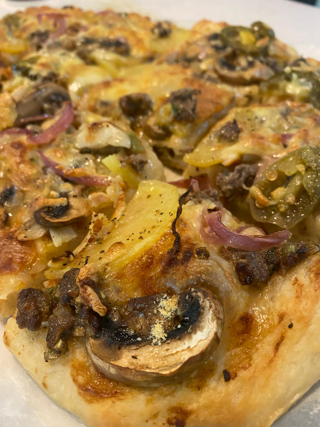 新手披萨饼皮pizza(能开餐厅那种)