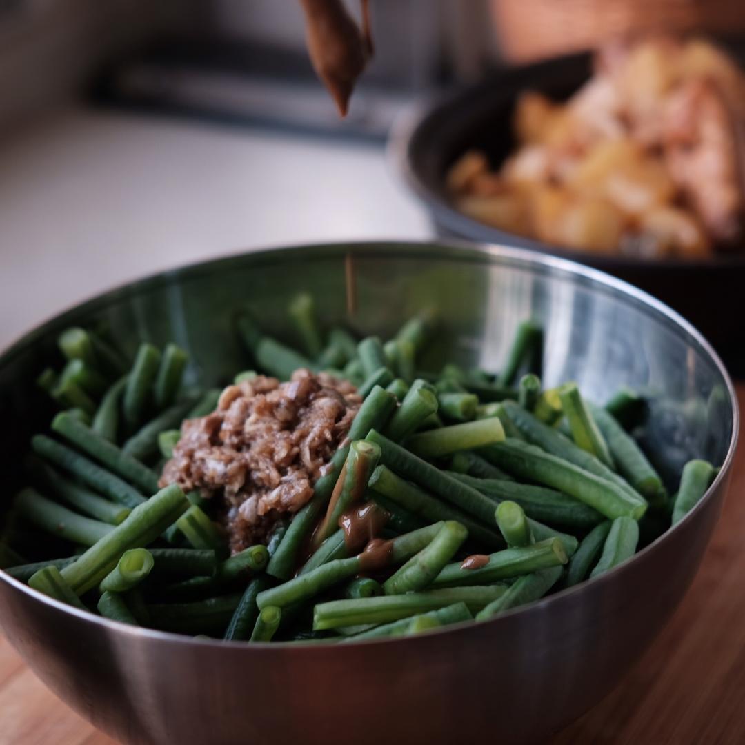 麻汁豆角
