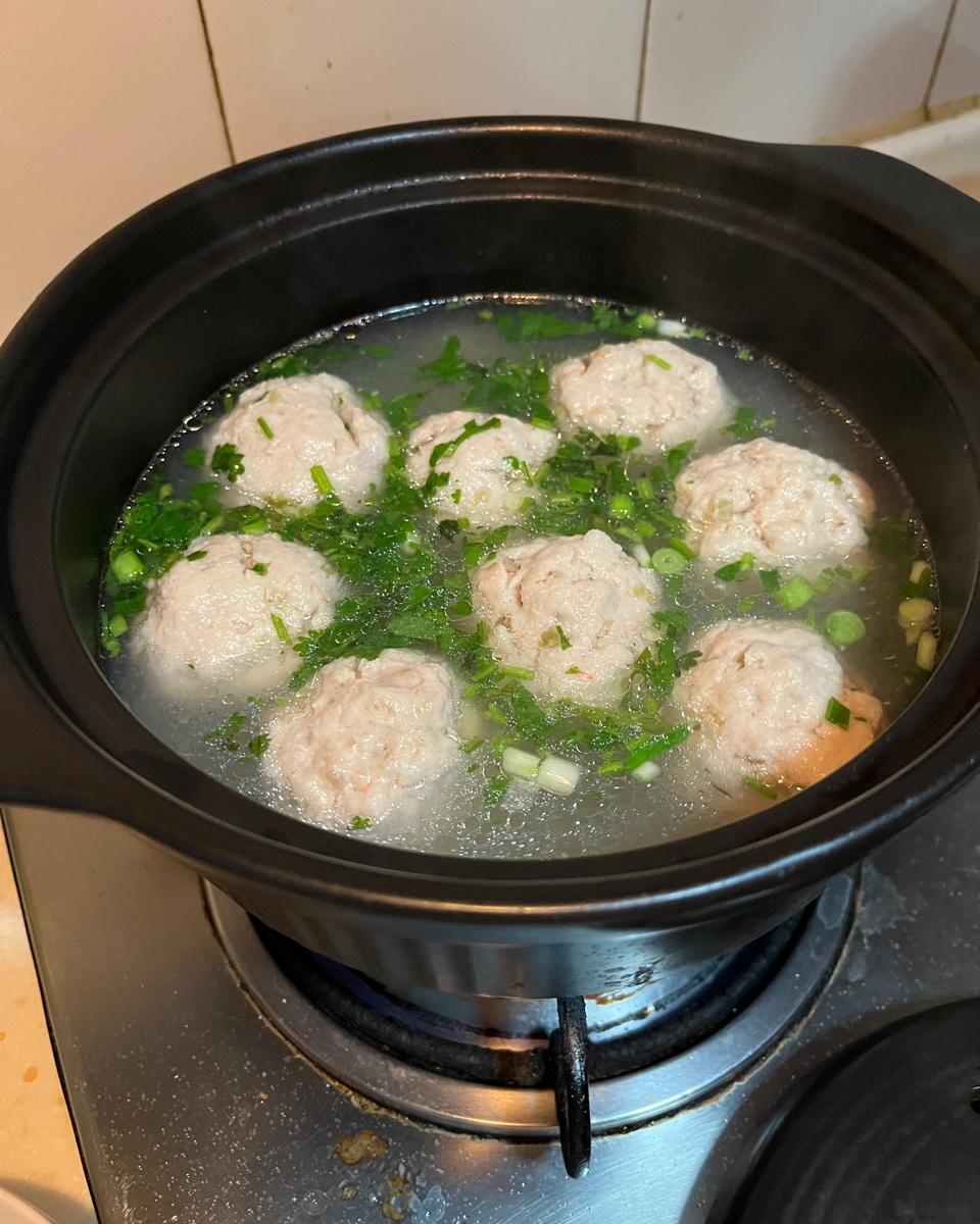 valery1020做的超级鲜美的清炖狮子头